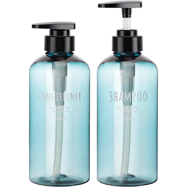 Latitude Run® Shampoo And Conditioner Bottles, Refillable Shampoo